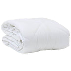 vidaXL Sommerdecke Weiß 202 x 136 x 3 cm Polyester