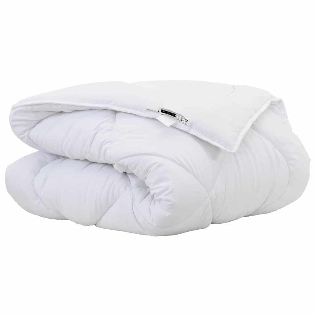 vidaXL Winterbettdecke Weiß 200 x 135 x 5 cm Polyester