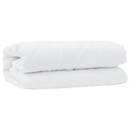 vidaXL 2-in-1 Bettdecke Weiß 135 x 200 cm Polyester