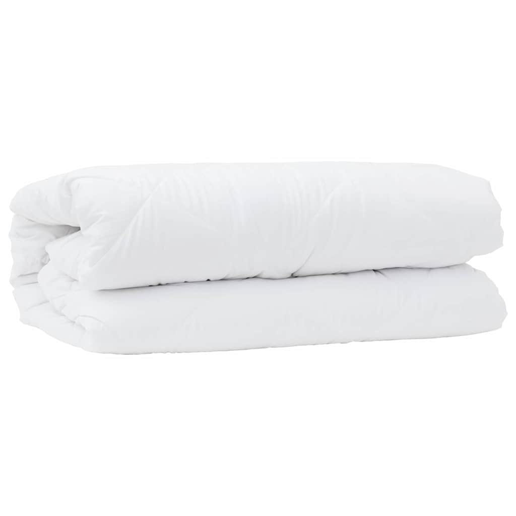 vidaXL 2-in-1 Bettdecke Weiß 135 x 200 cm Polyester