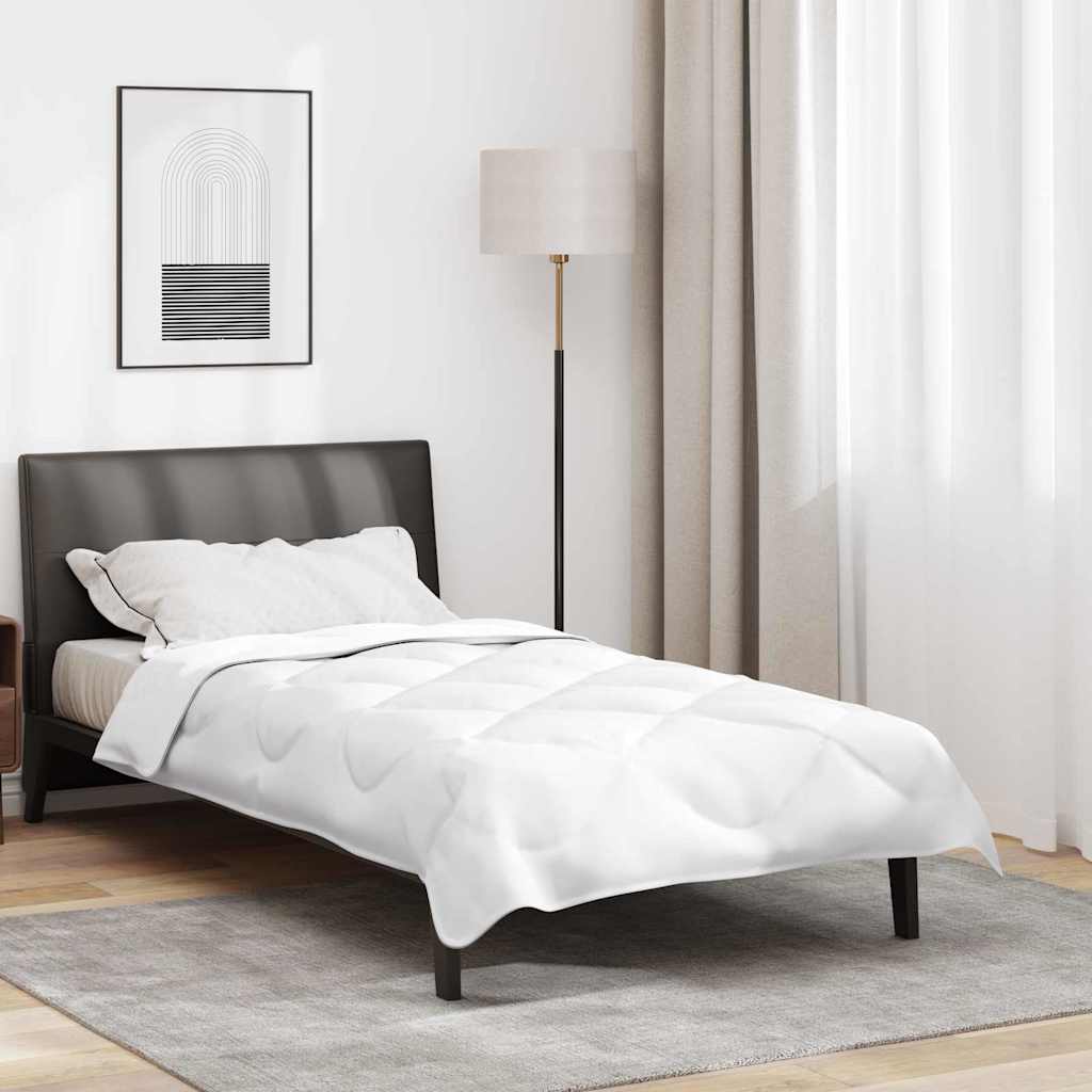 vidaXL 2-in-1 Bettdecke Weiß 135 x 200 cm Polyester