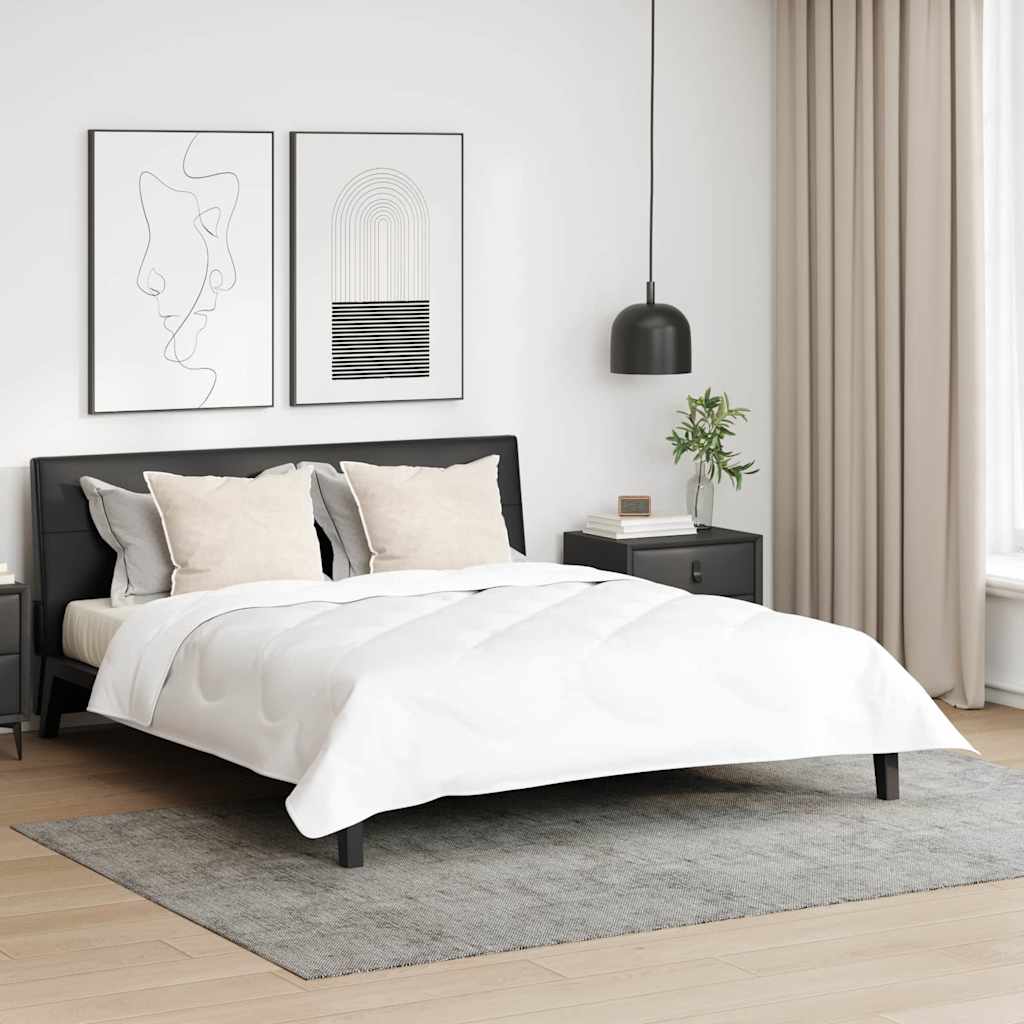 vidaXL Kopfkissen 2 pcs Weiß 62 x 31 x 0 cm Baumwolle und Polyester