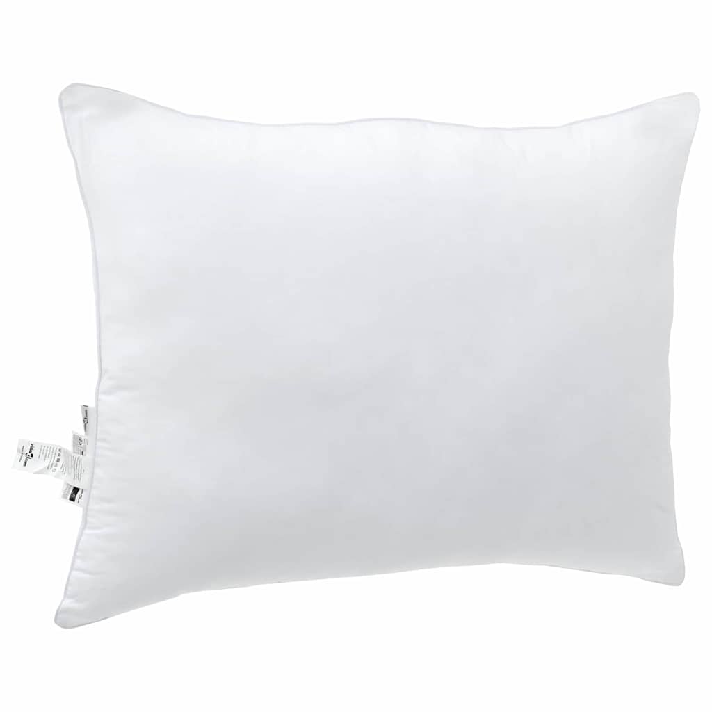 vidaXL Kopfkissen 2 pcs Weiß 62 x 31 x 0 cm Baumwolle und Polyester