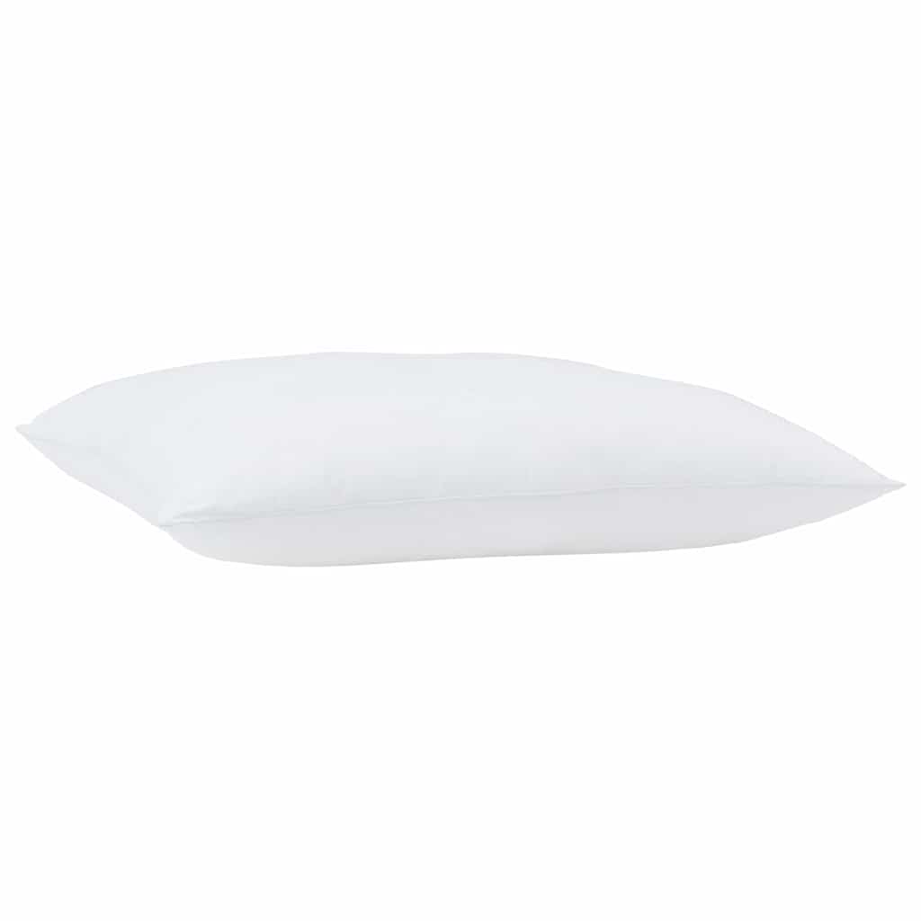 vidaXL Kopfkissen 2 pcs Weiß 62 x 31 x 0 cm Baumwolle und Polyester