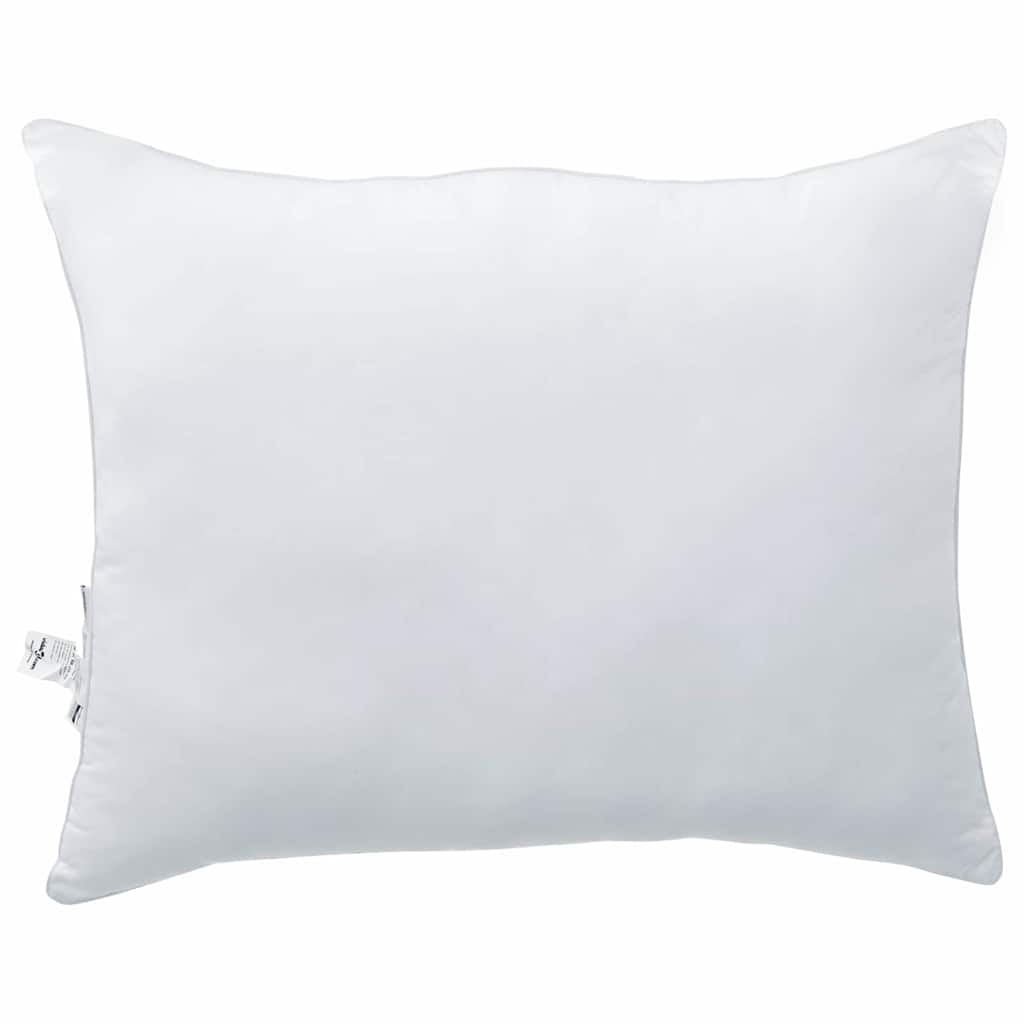 vidaXL Kopfkissen 2 pcs Weiß 62 x 31 x 0 cm Baumwolle und Polyester