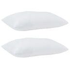 vidaXL Kopfkissen mit Kissen 2 pcs Weiß 51 x 31 x 20 cm Polyester