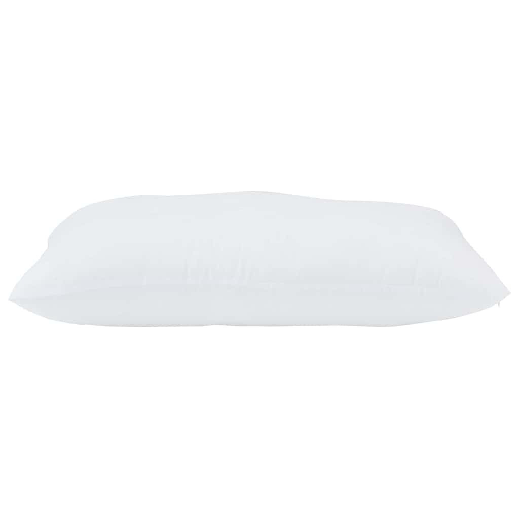 vidaXL Kopfkissen mit Kissen 2 pcs Weiß 51 x 31 x 20 cm Polyester