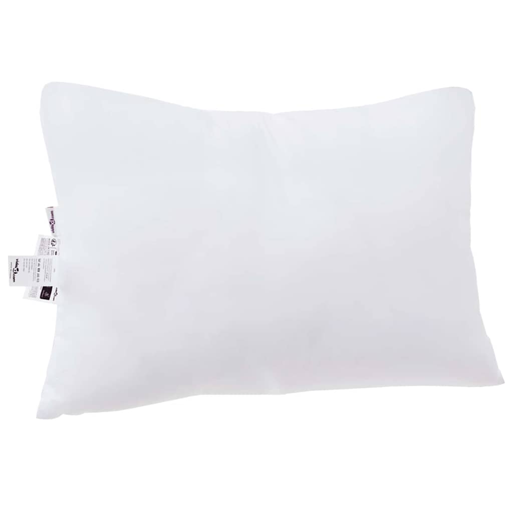 vidaXL Kopfkissen mit Kissen 2 pcs Weiß 51 x 31 x 20 cm Polyester