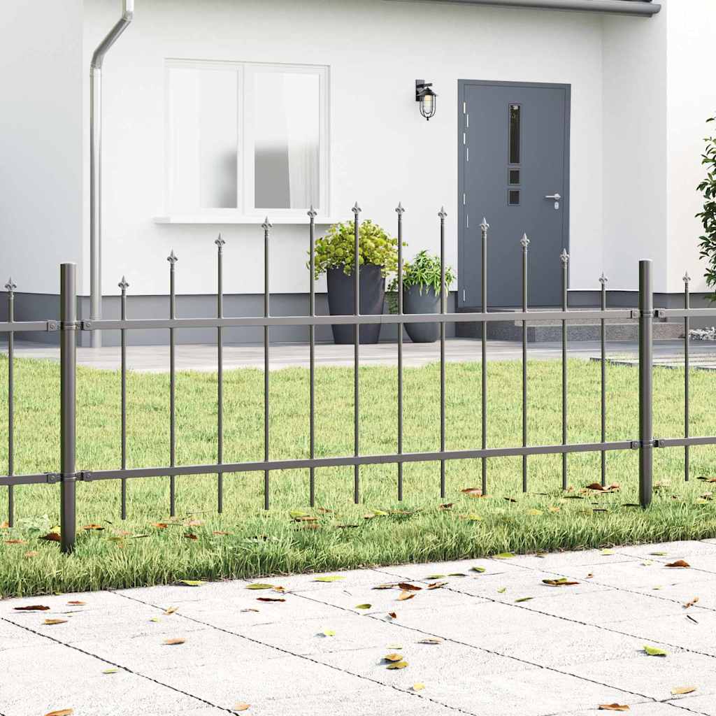 vidaXL Gartenzaun Woerden Grau