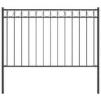 vidaXL Zaunelement ASSEN Grau 170 x 130 cm Stahl