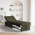 vidaXL Schlafsofa Olivegrün 194 x 67 x 82 cm Huahua Stoff