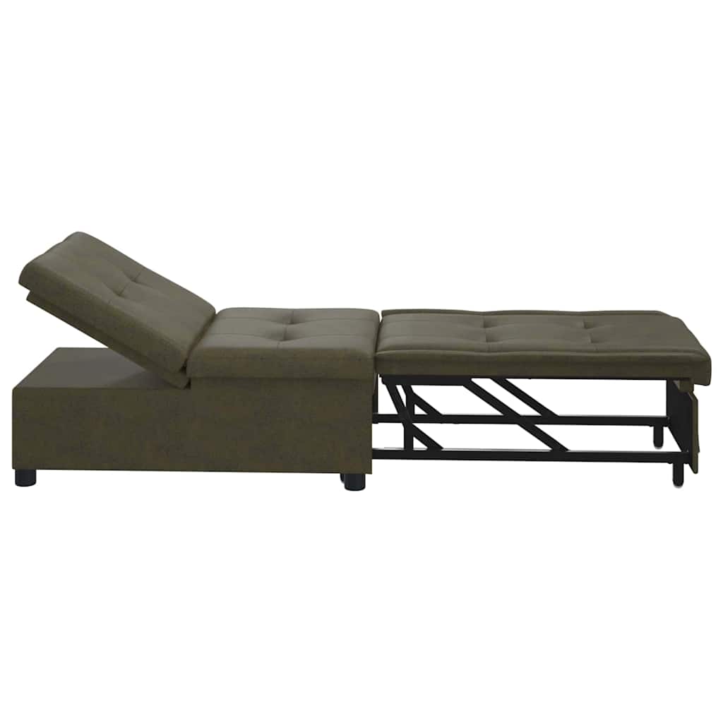 vidaXL Schlafsofa Olivegrün 194 x 67 x 82 cm Huahua Stoff