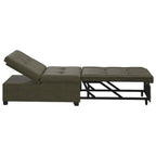 vidaXL Schlafsofa Olivegrün 194 x 67 x 82 cm Huahua Stoff