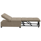 vidaXL Schlafsofa Ausziehbar Taupe 194 x 67 x 82 cm Mikrofaser