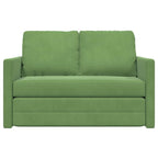 vidaXL Schlafsofa Hellgrün 204 x 122 x 60 cm Samt