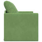 vidaXL Schlafsofa Hellgrün 204 x 122 x 60 cm Samt