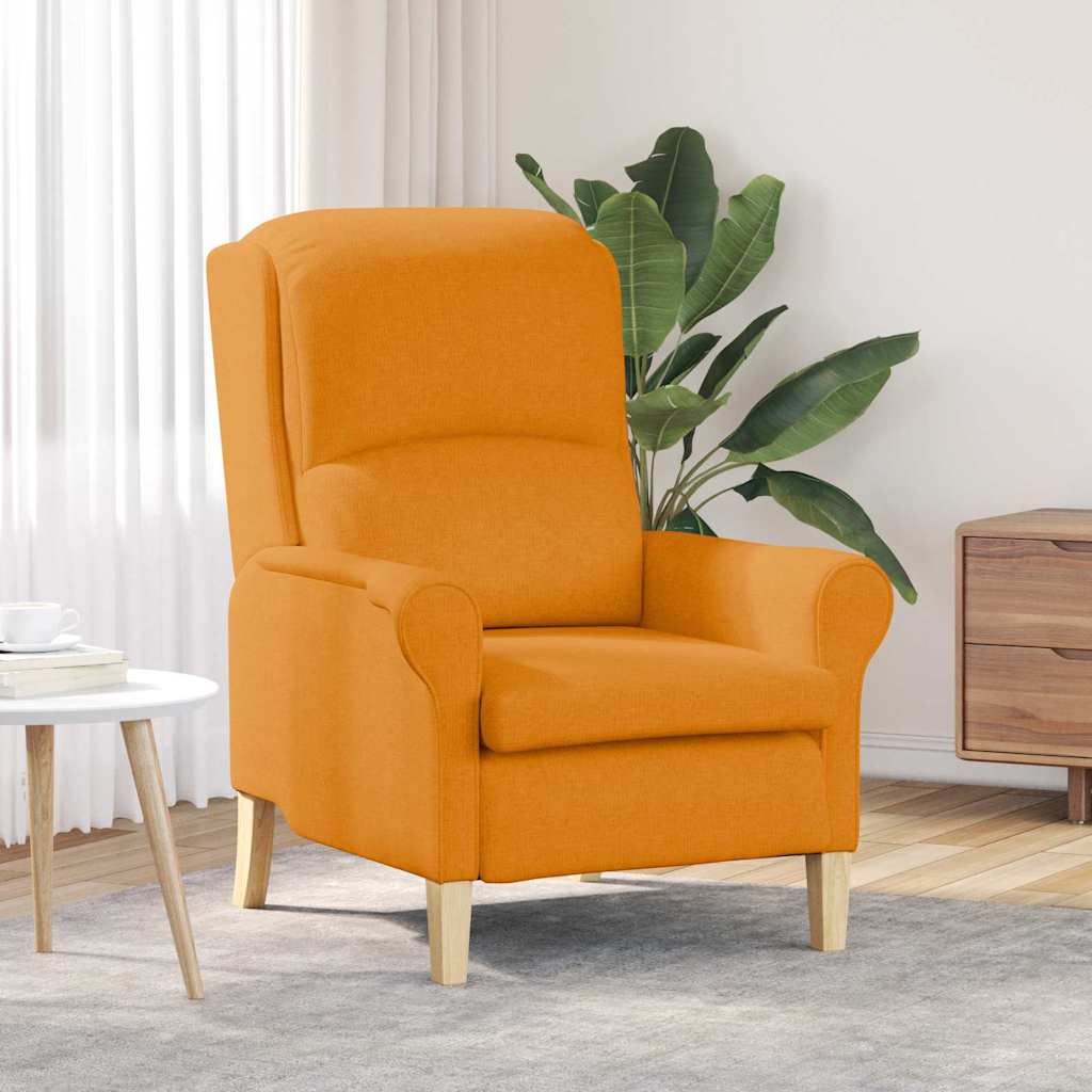 vidaXL Sessel Dunkelgelb Stoff