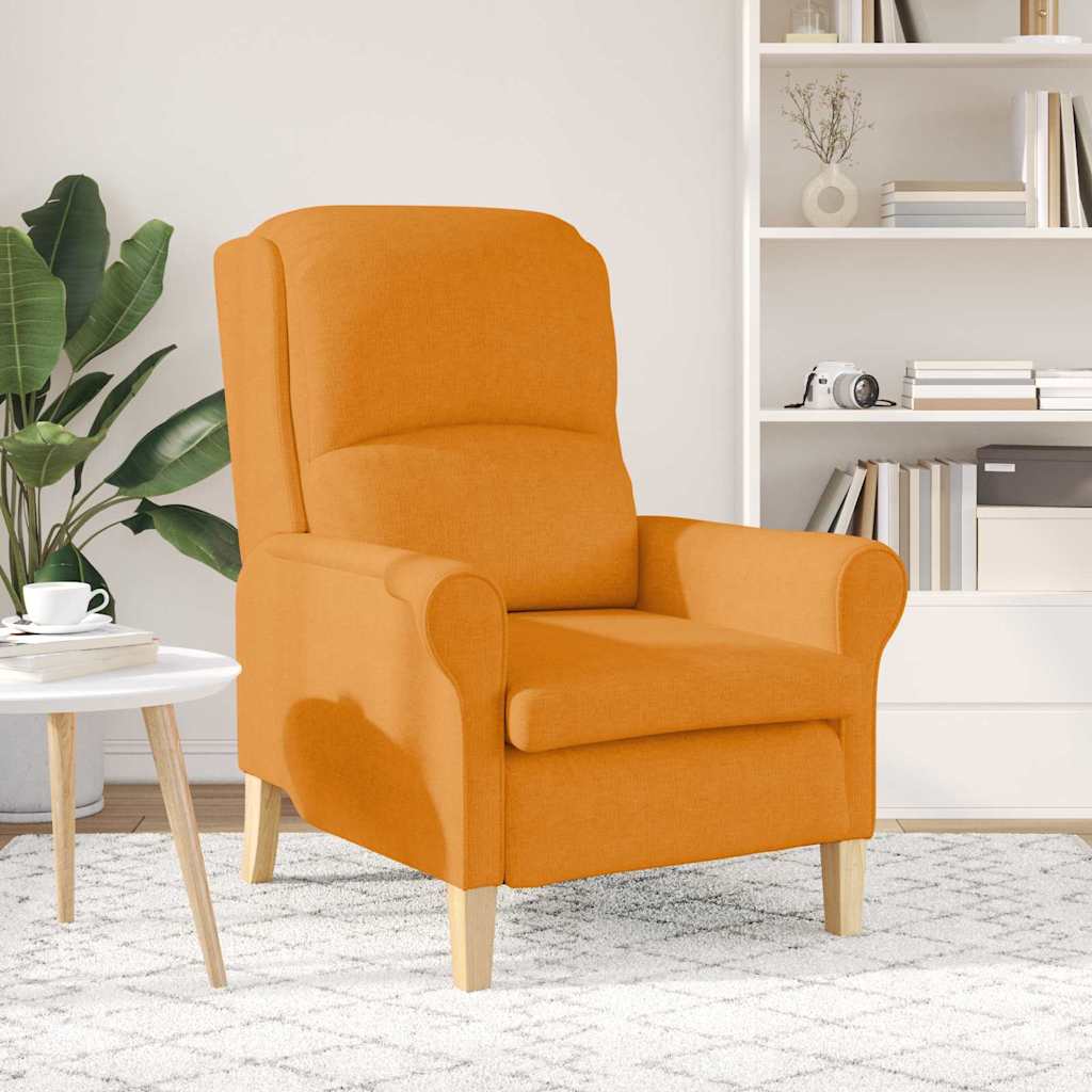 vidaXL Sessel Dunkelgelb Stoff