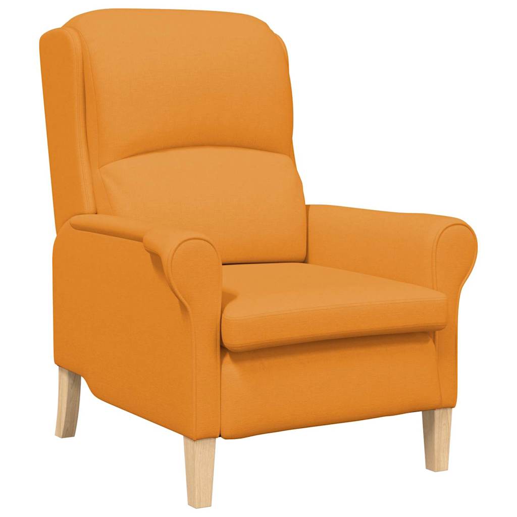 vidaXL Sessel Dunkelgelb Stoff
