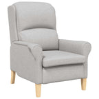 vidaXL Sessel Wolkengrau Stoff
