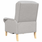 vidaXL Sessel Wolkengrau Stoff