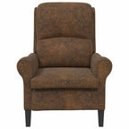 vidaXL Sessel Braun Kunstleder