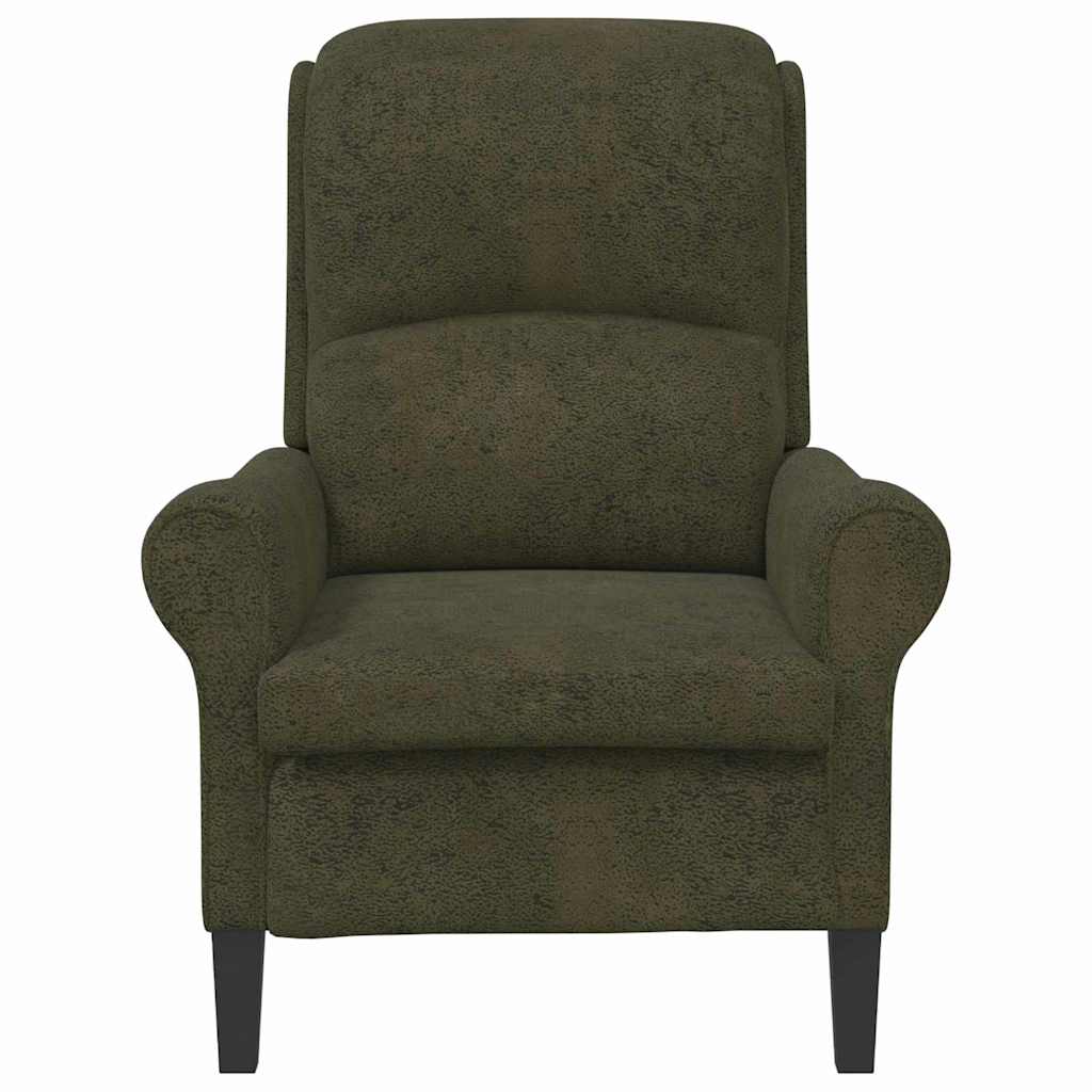 vidaXL Sessel Armeegrün Kunstleder