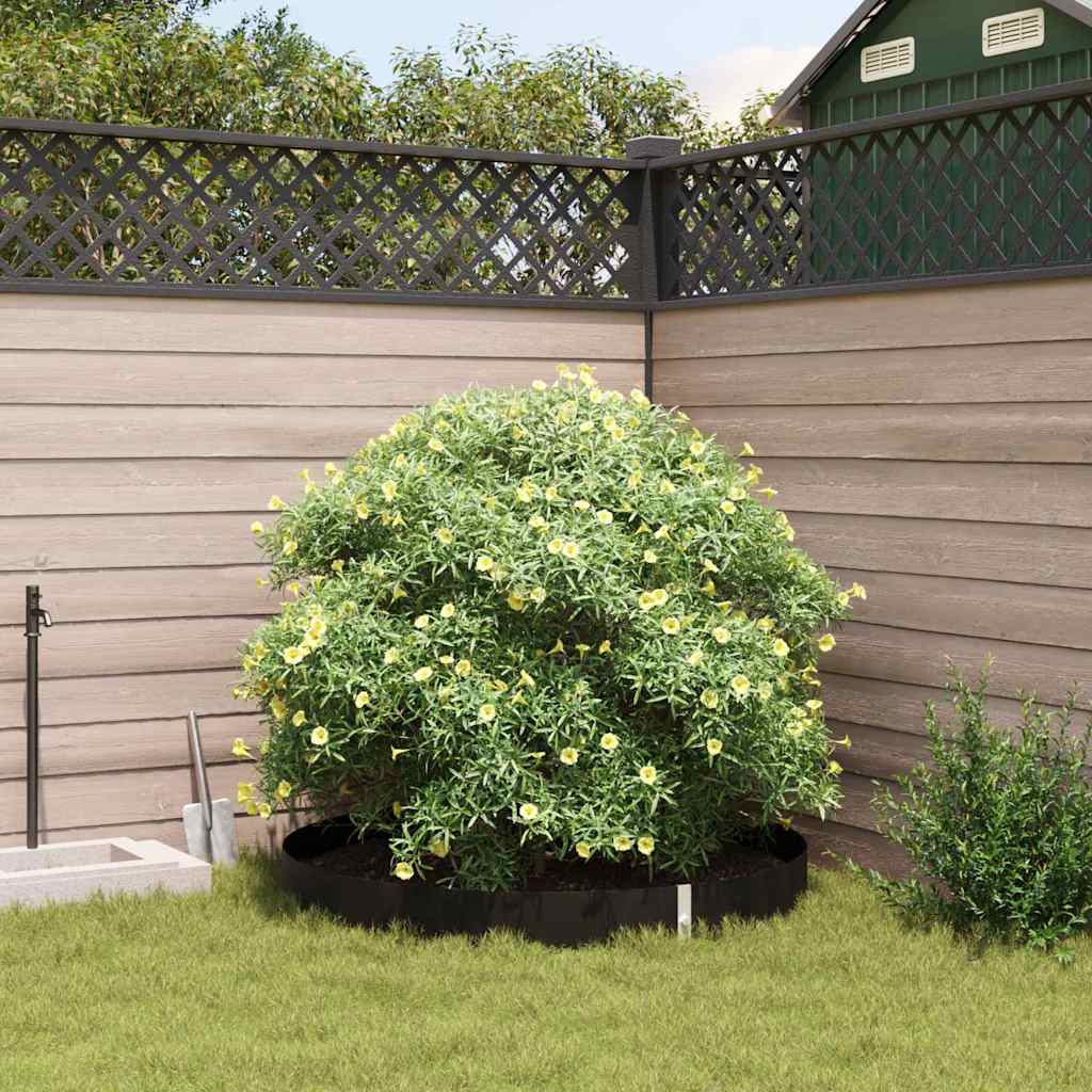 vidaXL Wurzelsperre Schwarz 0,7 x 3 m Polyethylen