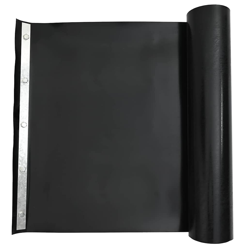 vidaXL Wurzelsperre Schwarz 0,7 x 3 m Polyethylen