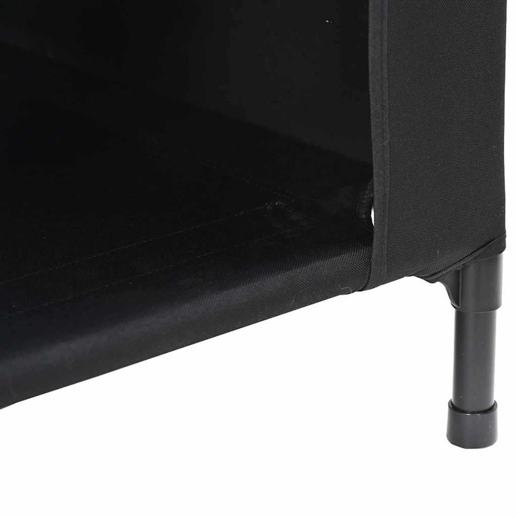 vidaXL Haustierhaus Schwarz 90 x 65 x 83 cm Stahl