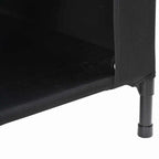 vidaXL Haustierhaus Schwarz 90 x 65 x 83 cm Stahl