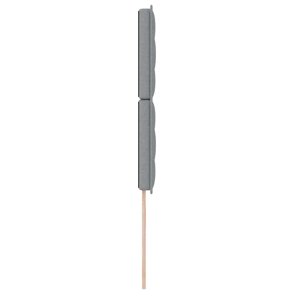 vidaXL Kopfteil Hellgrau 80 cm Stoff