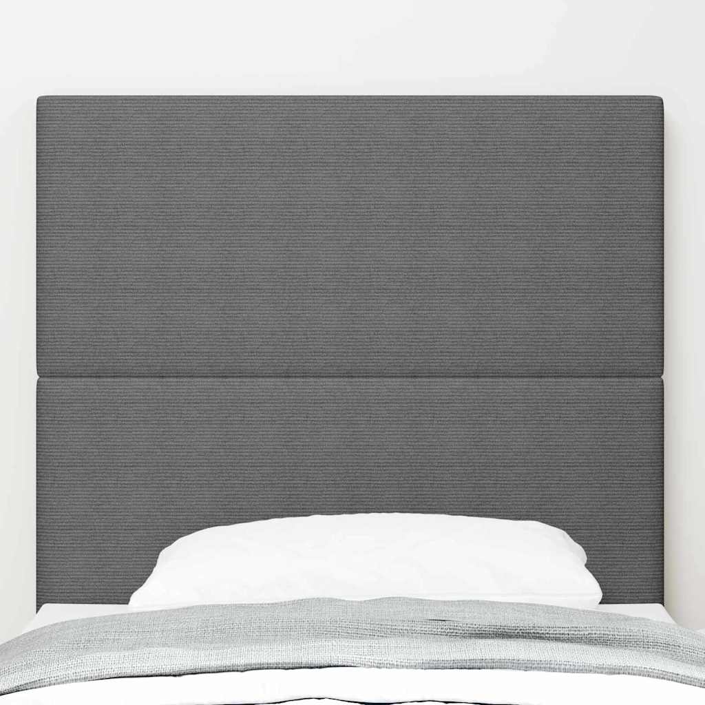 vidaXL Kopfteil Hellgrau 80 cm Cordstoff