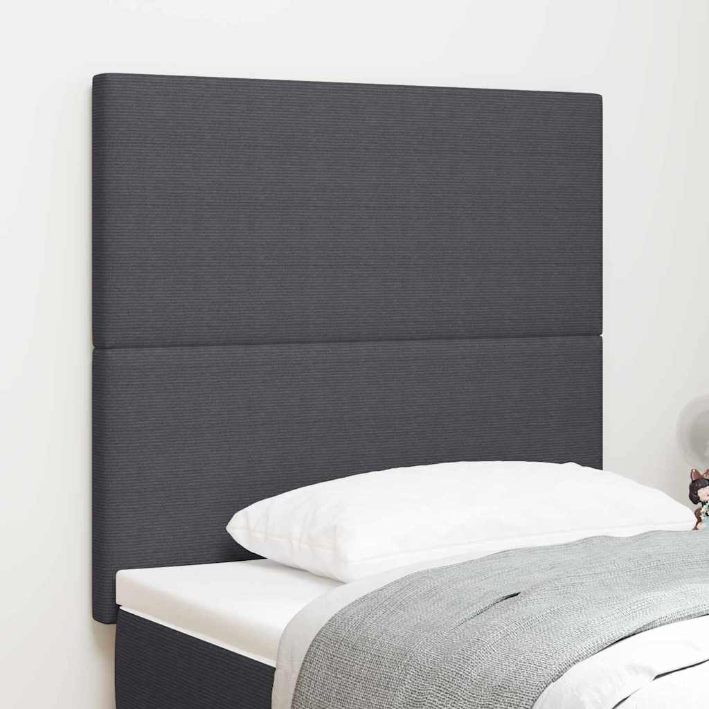 vidaXL Kopfteil Hellgrau 80 cm Cordstoff
