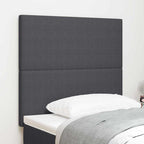 vidaXL Kopfteil Hellgrau 80 cm Cordstoff