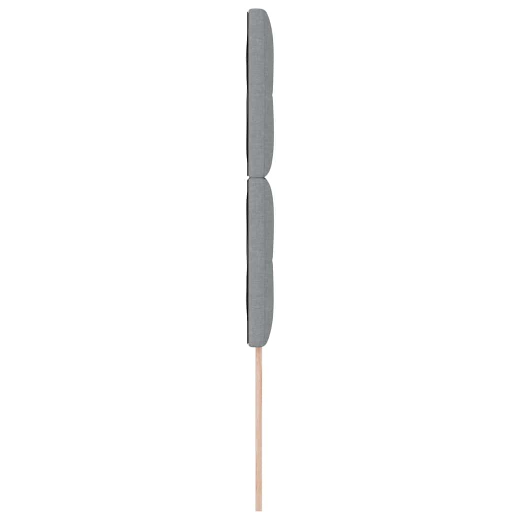 vidaXL Höhenverstellbares Kopfteil mit Kopfteil Hellgrau 80 cm Stoff