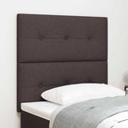 vidaXL Höhenverstellbares Kopfteil Dunkelbraun 80 cm Stoff