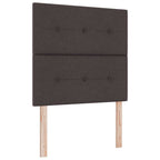 vidaXL Höhenverstellbares Kopfteil Dunkelbraun 80 cm Stoff