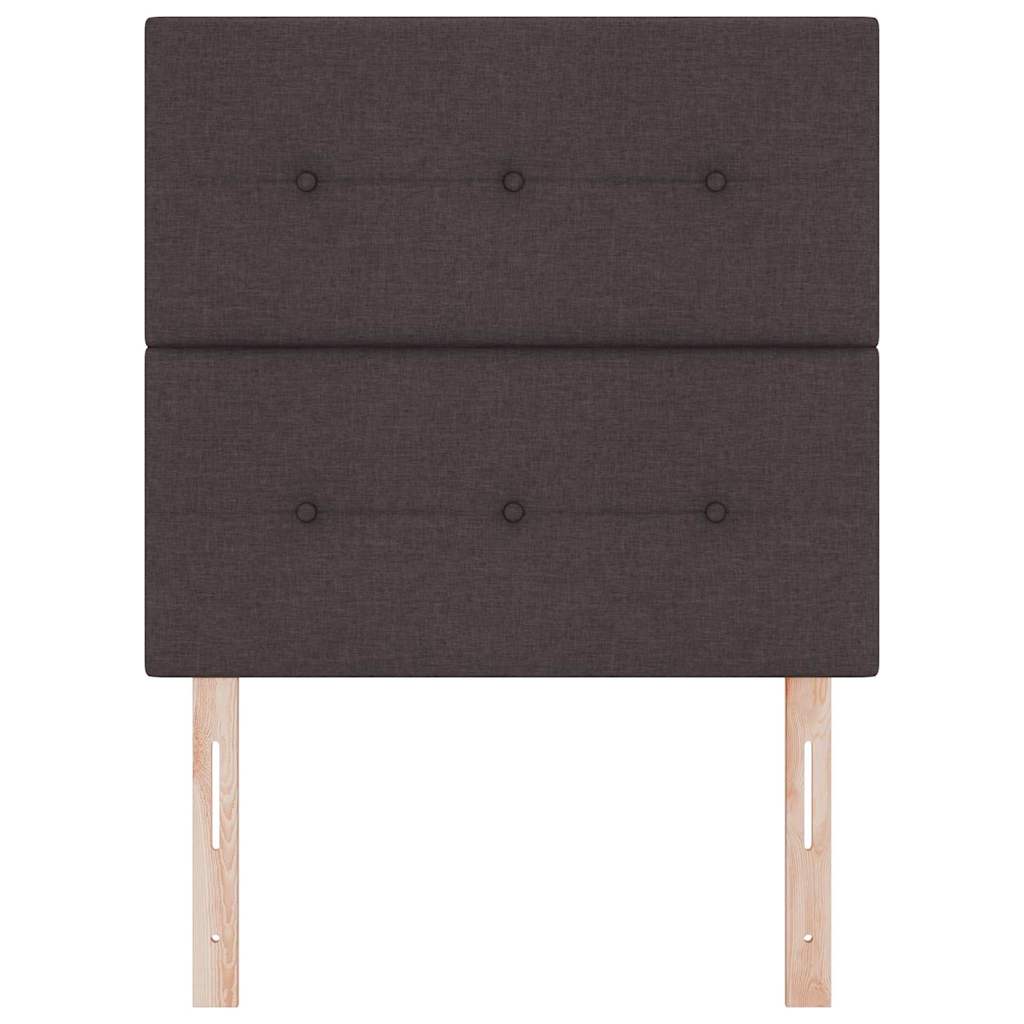 vidaXL Höhenverstellbares Kopfteil Dunkelbraun 80 cm Stoff
