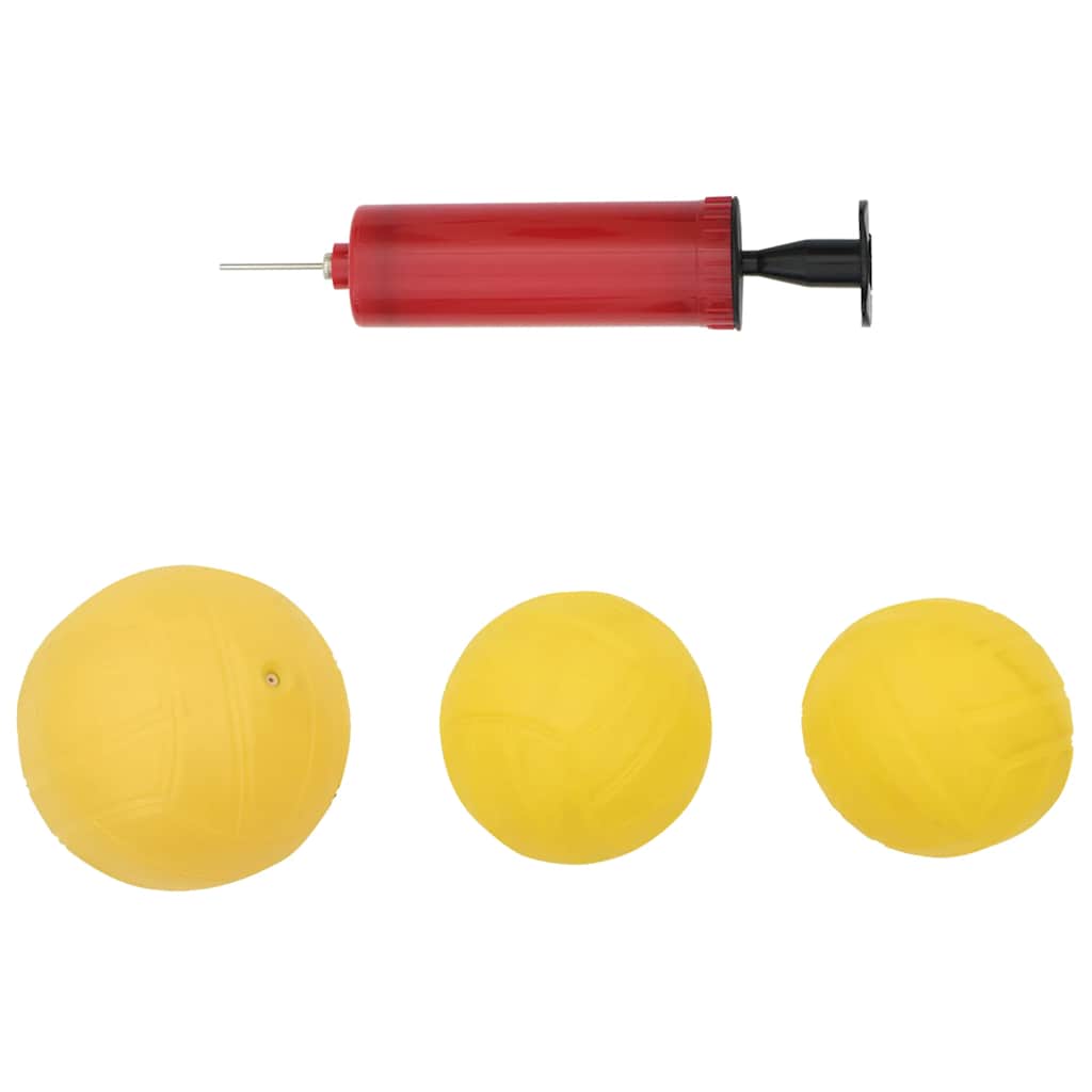 vidaXL Roundnet Set mit 3 Bällen und Pumpe Ø90x20 cm