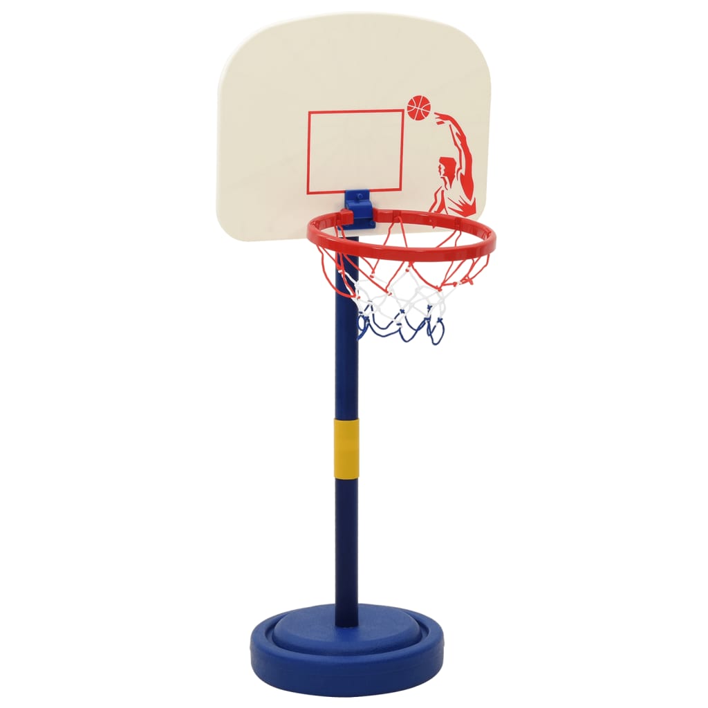 vidaXL Basketballkorb mit Ständer, Ball & Pumpe Verstellbar 90/121 cm