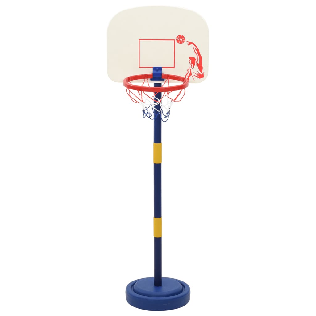 vidaXL Basketballkorb mit Ständer, Ball & Pumpe Verstellbar 90/121 cm