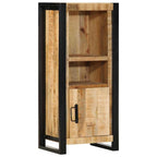 vidaXL Badezimmermöbel-Set mit Regal 4 pcs Braun Massives Mangoholz