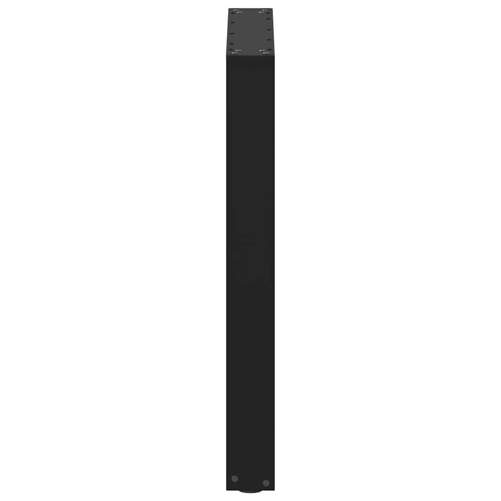 vidaXL Esstischbeine U-Form 3 Stk. Schwarz 70x(72-73) cm Stahl