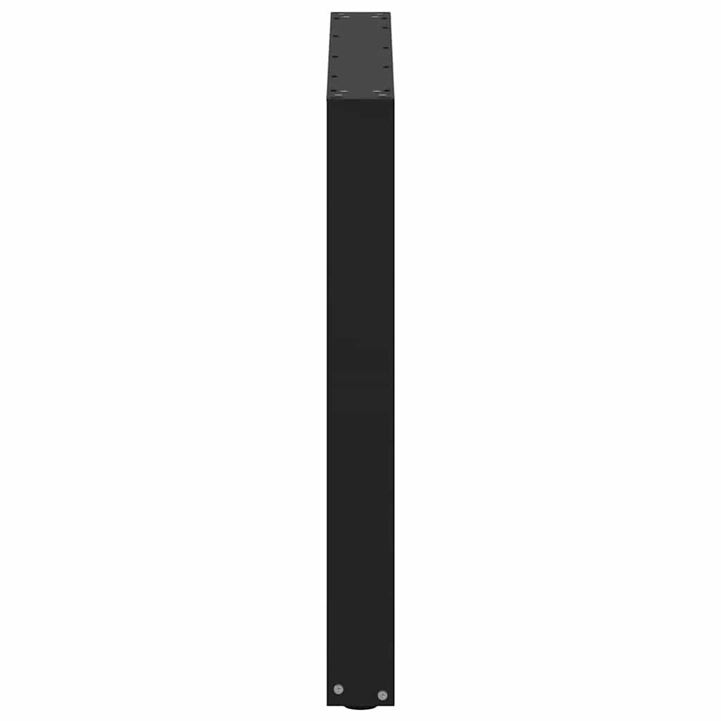 vidaXL Esstischbeine U-Form 3 Stk. Schwarz 80x(72-73) cm Stahl