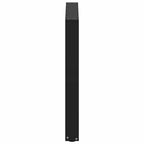 vidaXL Esstischbeine U-Form 3 Stk. Schwarz 80x(72-73) cm Stahl
