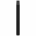 vidaXL Esstischbeine U-Form 3 Stk. Schwarz 90x(72-73) cm Stahl