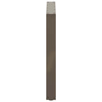 vidaXL Esstischbeine U-Form 3 Stk. Naturstahl 90x(72-73) cm Stahl