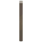 vidaXL Bartischbeine U-Form 2 Stk. Naturstahl 40x(90-91) cm Stahl