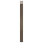 vidaXL Bartischbeine U-Form 2 Stk. Naturstahl 60x(90-91) cm Stahl